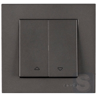 Вимикач для жалюзі Arvia Electric KAREN Антрацит (20 06 2000 216)